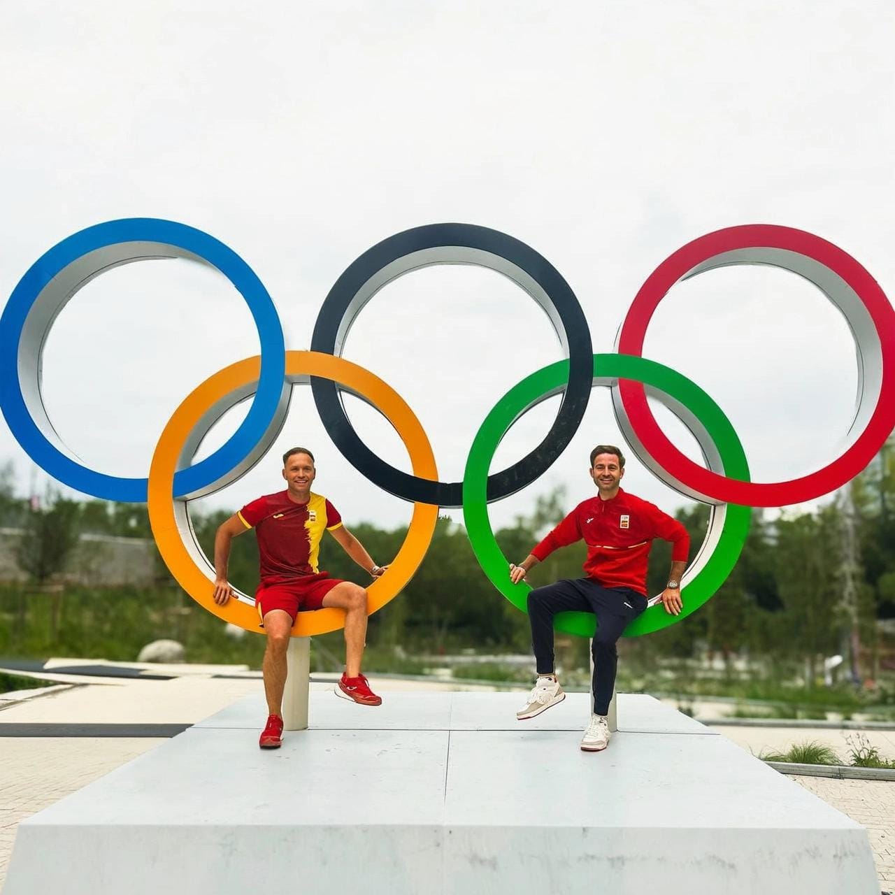 borja carrascosa alexander brenninkmeijer olympic rings paris